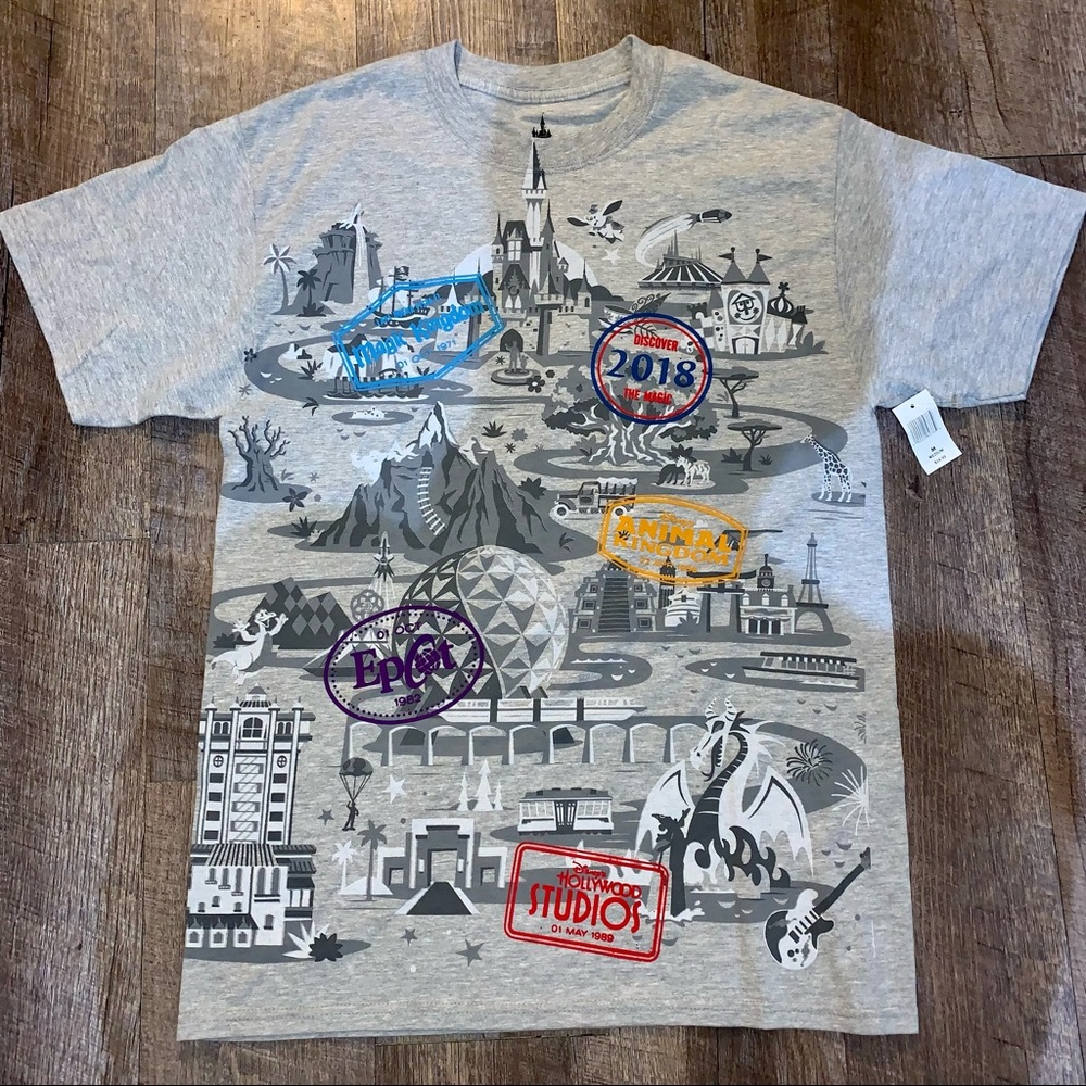 ‼️LAST CHANCE DELETING SOON‼️ WDW PARKS MAP T